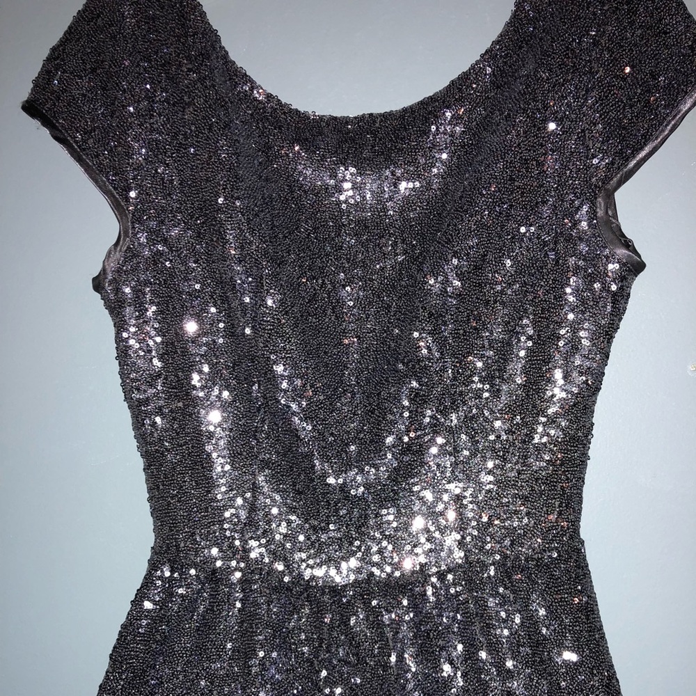 A sparkly dress
